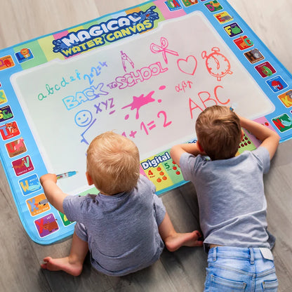 Magic Water Drawing Mat For Kids With Two Pens just add water NO MESS NO STAINS