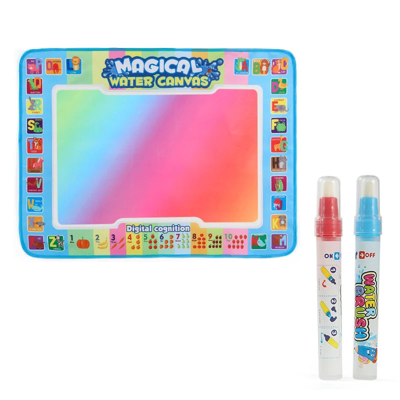 Magic Water Drawing Mat For Kids With Two Pens just add water NO MESS NO STAINS