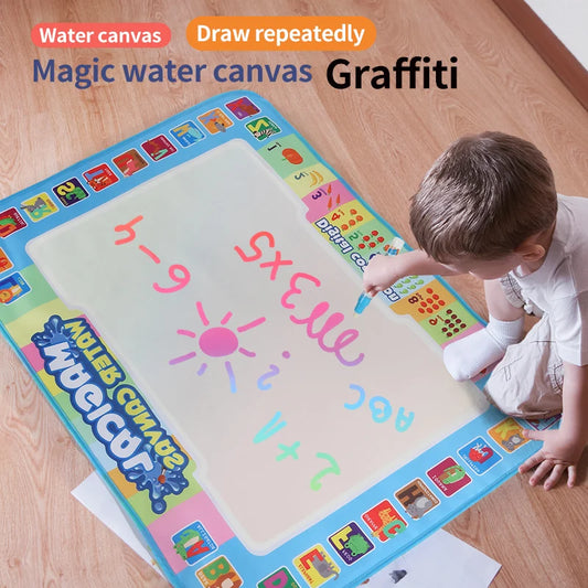 Magic Water Drawing Mat For Kids With Two Pens just add water NO MESS NO STAINS